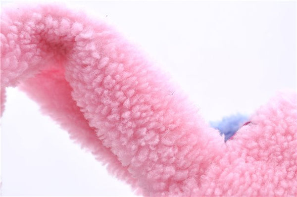 Authentic GUCCI Children's Flying Bear Faux Fur Tote Hand Bag 581007 Pink J2545