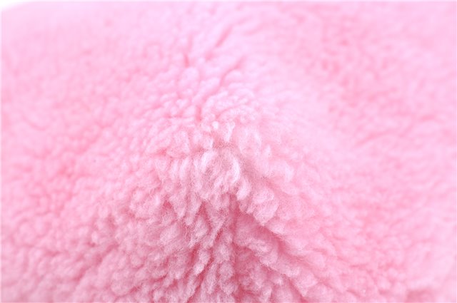 Authentic GUCCI Children's Flying Bear Faux Fur Tote Hand Bag 581007 Pink J2545