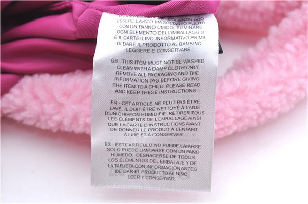 Authentic GUCCI Children's Flying Bear Faux Fur Tote Hand Bag 581007 Pink J2545