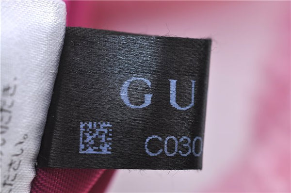 Authentic GUCCI Children's Flying Bear Faux Fur Tote Hand Bag 581007 Pink J2545