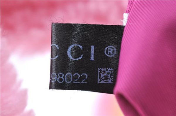 Authentic GUCCI Children's Flying Bear Faux Fur Tote Hand Bag 581007 Pink J2545