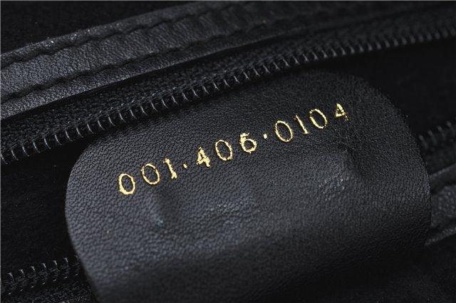 Authentic GUCCI Shoulder Tote Bag Leather Black J2552