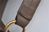 Authentic GUCCI Shoulder Hand Bag Leather Brown J2555