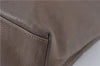 Authentic GUCCI Shoulder Hand Bag Leather Brown J2555