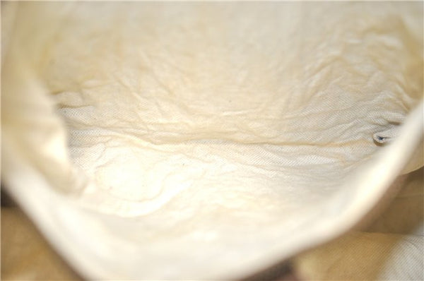 Authentic GUCCI Shoulder Hand Bag Leather Brown J2555