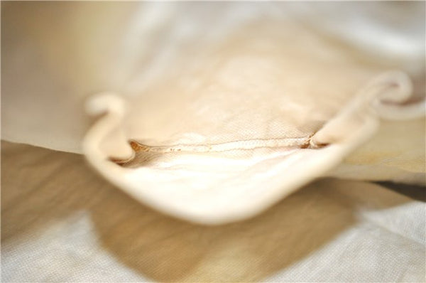 Authentic GUCCI Shoulder Hand Bag Leather Brown J2555