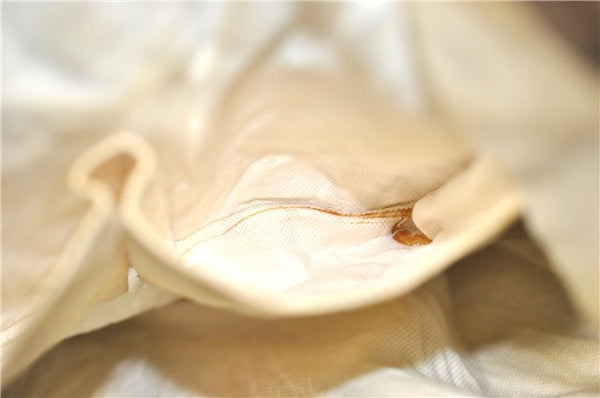 Authentic GUCCI Shoulder Hand Bag Leather Brown J2555