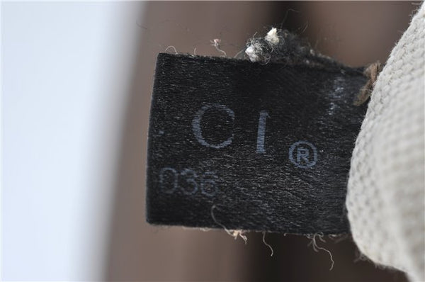 Authentic GUCCI Shoulder Hand Bag Leather Brown J2555