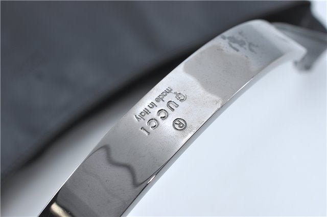 Authentic GUCCI Shoulder Hand Bag Purse Leather 0013298 Black J2560