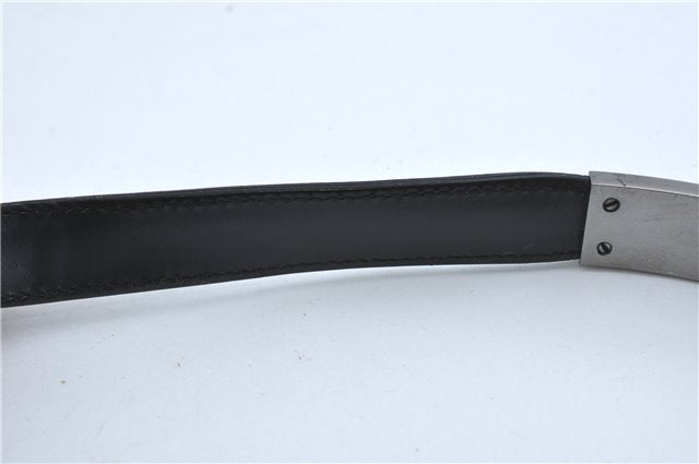 Authentic GUCCI Shoulder Hand Bag Purse Leather 0013298 Black J2560