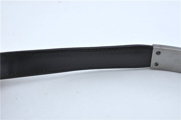 Authentic GUCCI Shoulder Hand Bag Purse Leather 0013298 Black J2560