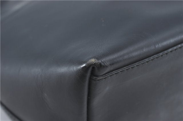 Authentic GUCCI Shoulder Hand Bag Purse Leather 0013298 Black J2560