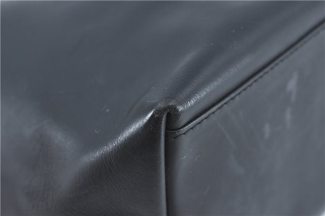 Authentic GUCCI Shoulder Hand Bag Purse Leather 0013298 Black J2560