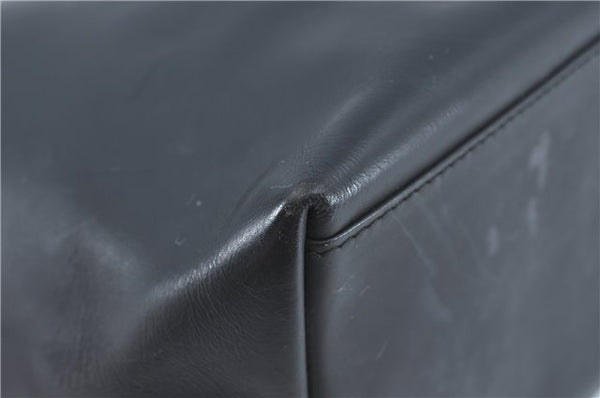 Authentic GUCCI Shoulder Hand Bag Purse Leather 0013298 Black J2560