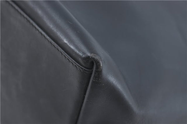 Authentic GUCCI Shoulder Hand Bag Purse Leather 0013298 Black J2560