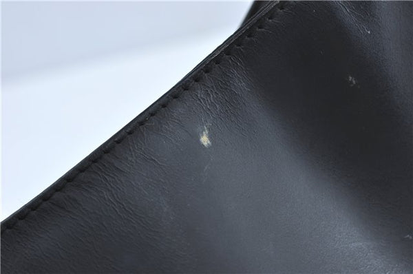 Authentic GUCCI Shoulder Hand Bag Purse Leather 0013298 Black J2560