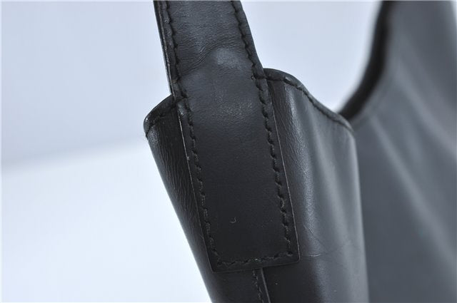 Authentic GUCCI Shoulder Hand Bag Purse Leather 0013298 Black J2560