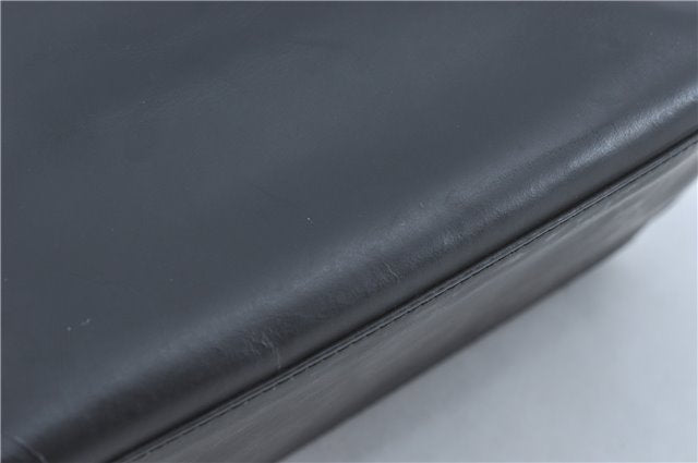 Authentic GUCCI Shoulder Hand Bag Purse Leather 0013298 Black J2560