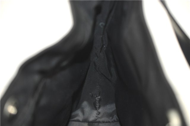 Authentic GUCCI Shoulder Hand Bag Purse Leather 0013298 Black J2560