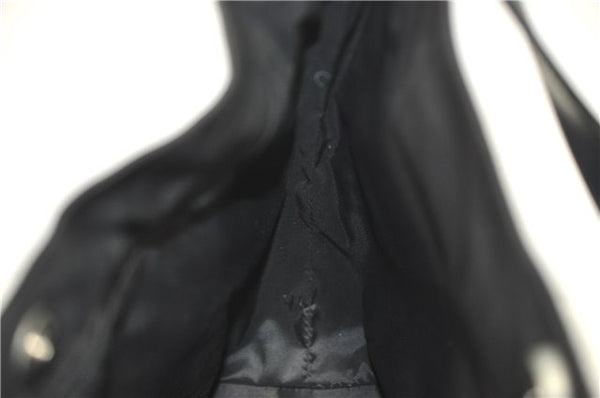 Authentic GUCCI Shoulder Hand Bag Purse Leather 0013298 Black J2560