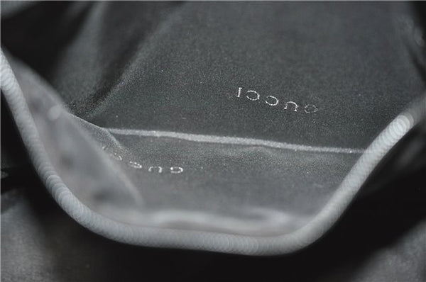 Authentic GUCCI Shoulder Hand Bag Purse Leather 0013298 Black J2560