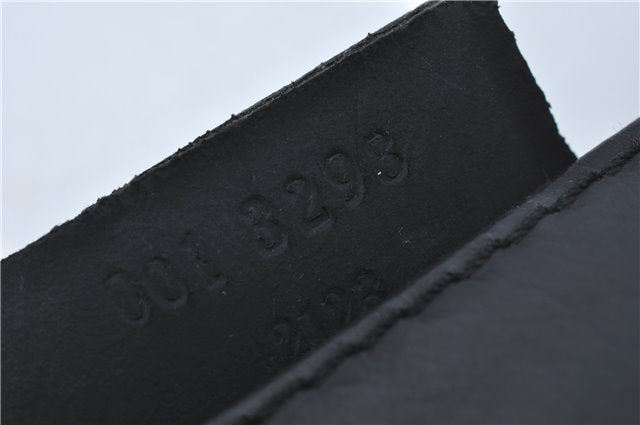 Authentic GUCCI Shoulder Hand Bag Purse Leather 0013298 Black J2560