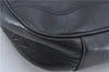 Authentic GUCCI Bamboo Hand Bag Purse Leather 0014095 Black Junk J2561