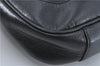 Authentic GUCCI Bamboo Hand Bag Purse Leather 0014095 Black Junk J2561