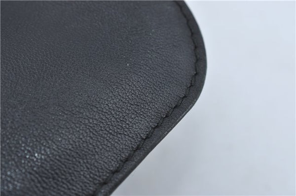 Authentic GUCCI Bamboo Hand Bag Purse Leather 0014095 Black Junk J2561