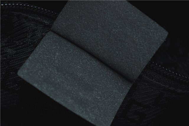 Authentic GUCCI Bamboo Hand Bag Purse Leather 0014095 Black Junk J2561