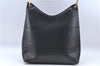 Authentic GUCCI Bamboo Shoulder Hand Bag Purse Leather 0013007 Black J2562