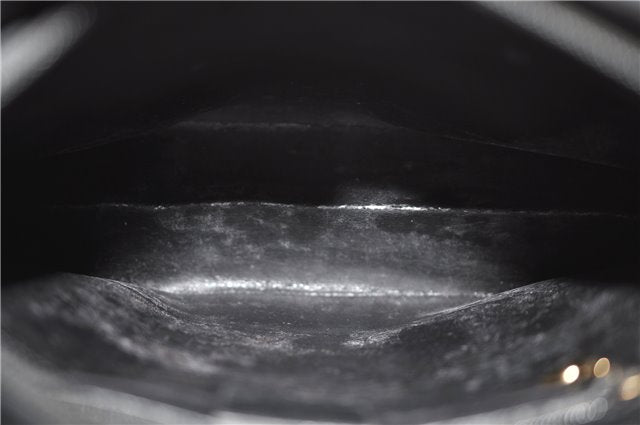 Authentic GUCCI Bamboo Shoulder Hand Bag Purse Leather 0013007 Black J2562