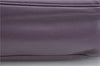 Authentic BURBERRY Vintage Leather Shoulder Hand Bag Purse Purple J2563