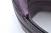 Authentic BURBERRY Vintage Leather Shoulder Hand Bag Purse Purple J2563