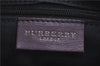 Authentic BURBERRY Vintage Leather Shoulder Hand Bag Purse Purple J2563