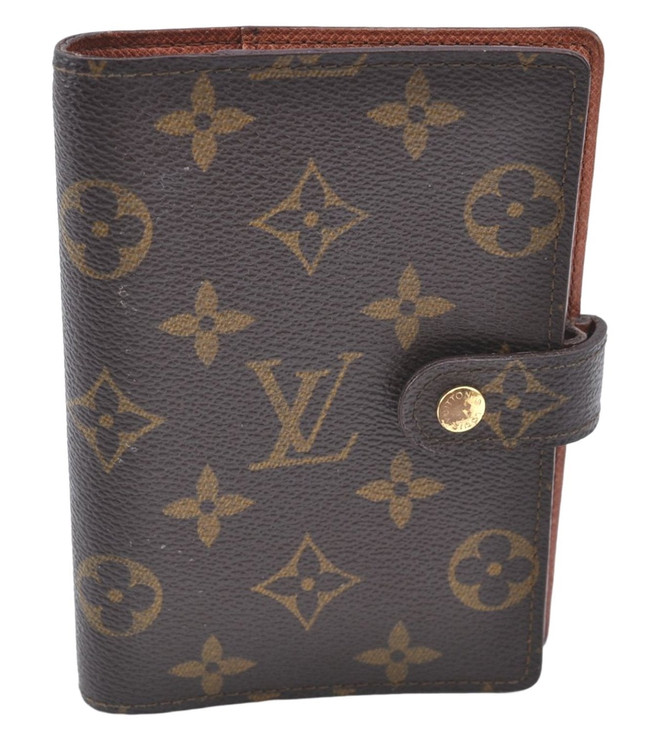 Authentic Louis Vuitton Monogram Agenda PM Notebook Cover R20005 LV J2570