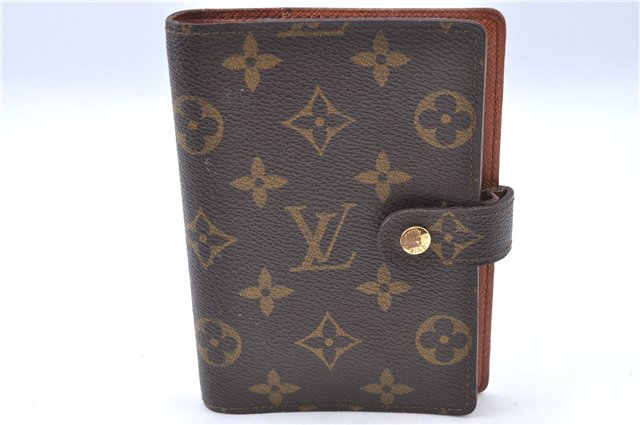 Authentic Louis Vuitton Monogram Agenda PM Notebook Cover R20005 LV J2570