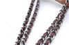 Authentic CHANEL CC Logo Chain Shoulder Hand Tote Bag Leather Gray Brown J2577