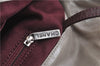 Authentic CHANEL CC Logo Chain Shoulder Hand Tote Bag Leather Gray Brown J2577