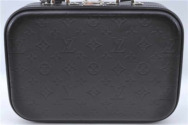 Authentic Louis Vuitton Monogram Glace Valisette PM Hand Bag M92235 Black J2578