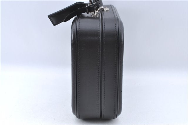 Authentic Louis Vuitton Monogram Glace Valisette PM Hand Bag M92235 Black J2578