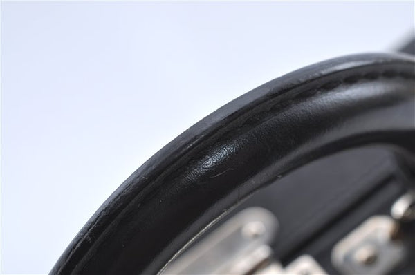 Authentic Louis Vuitton Monogram Glace Valisette PM Hand Bag M92235 Black J2578