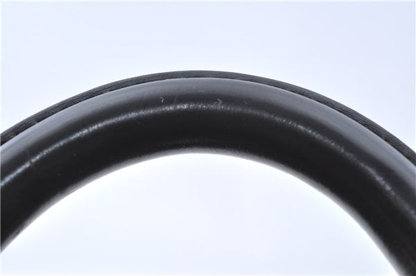 Authentic Louis Vuitton Monogram Glace Valisette PM Hand Bag M92235 Black J2578