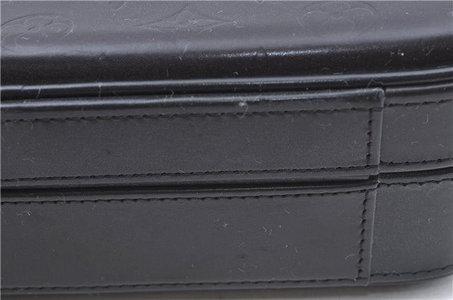 Authentic Louis Vuitton Monogram Glace Valisette PM Hand Bag M92235 Black J2578