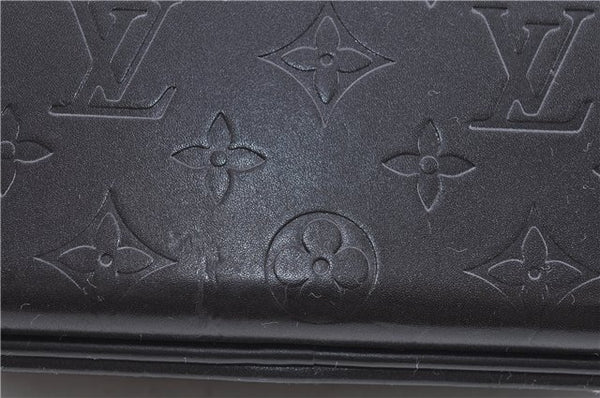 Authentic Louis Vuitton Monogram Glace Valisette PM Hand Bag M92235 Black J2578