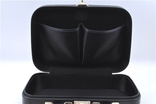 Authentic Louis Vuitton Monogram Glace Valisette PM Hand Bag M92235 Black J2578