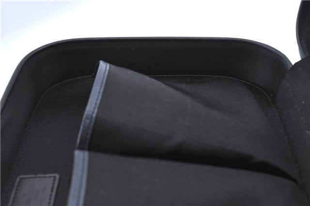 Authentic Louis Vuitton Monogram Glace Valisette PM Hand Bag M92235 Black J2578