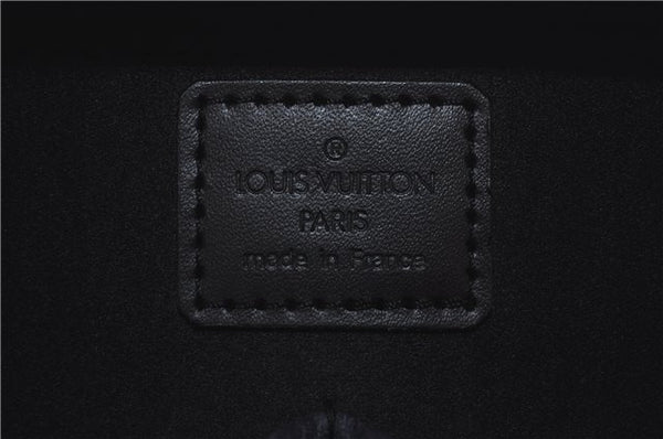 Authentic Louis Vuitton Monogram Glace Valisette PM Hand Bag M92235 Black J2578