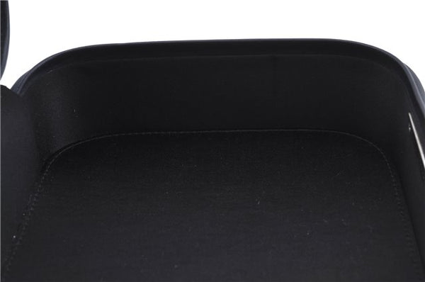 Authentic Louis Vuitton Monogram Glace Valisette PM Hand Bag M92235 Black J2578