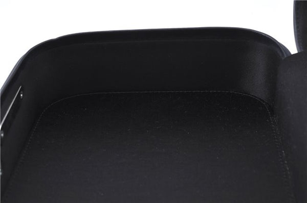 Authentic Louis Vuitton Monogram Glace Valisette PM Hand Bag M92235 Black J2578